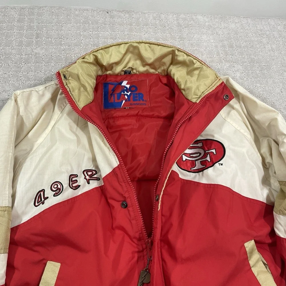 VTG 1994 San Francisco 49ers Pro Player NFL Football Medium‎ Coat Puffer Jacket